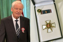 Konrad Sutarski odznaczony Krzyżem Oficerskim Zasługi Węgier